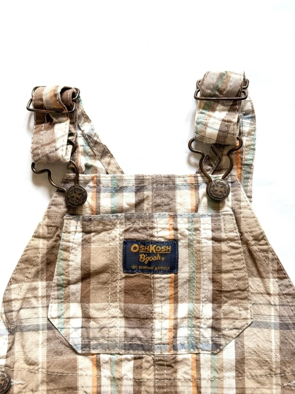 OshKosh B’Gosh | Vestbak Plaid Shortalls